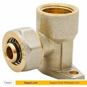 Compression Female Wall Plate Elbow