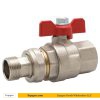 Female-Male Ball Valve with Swivel Adaptor