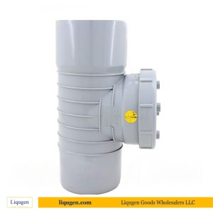 Access Pipe With Threaded Cap Grey
