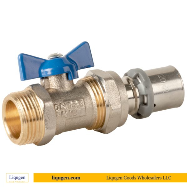 Male Ball Valve with Swivel Adaptor(Flat)