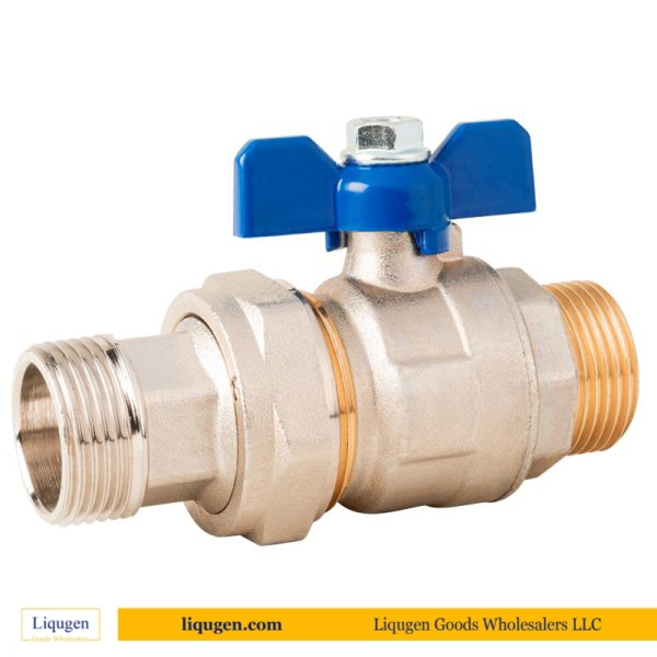 Male-Female Ball Valve with Swivel Adaptor