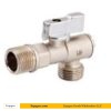 Angle Ball Valve with Filter (Silver Handle)