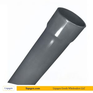 Water Supply Pipe ,Dark Grey, Single Solvent Socket ,6m