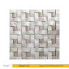 Cream Weave Pattern Stacked Stone