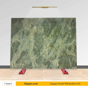 Green Granite Red Spot Stone Slab
