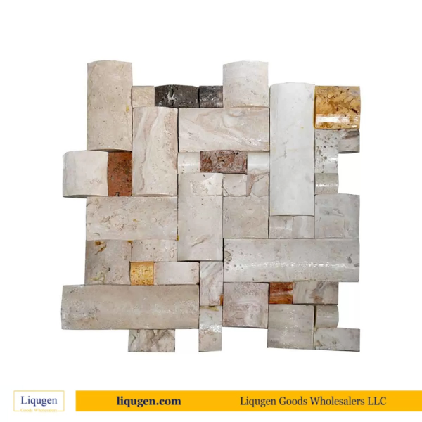 Puzzle Travertine Stacked Stone