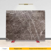 White Brown Marble Stone Slab